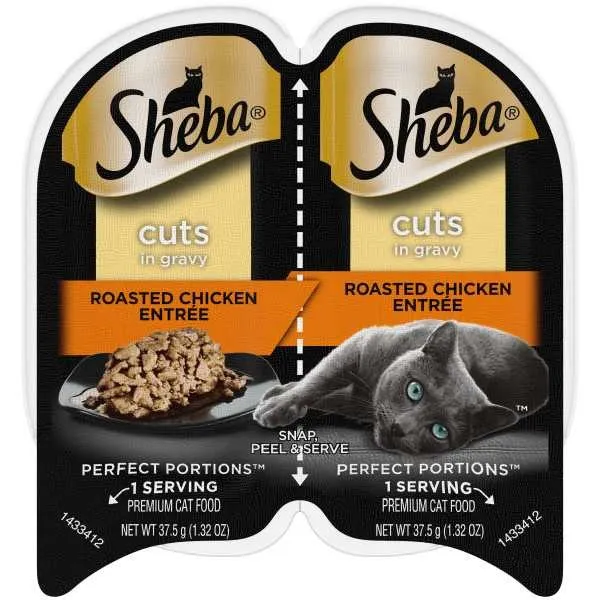 24/2.65 oz. Sheba Perfect Portions Chicken Cuts - Items on Sale Now